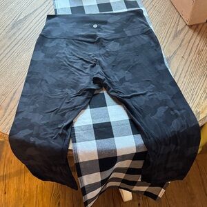 lululemon athletica Black Camo Leggings